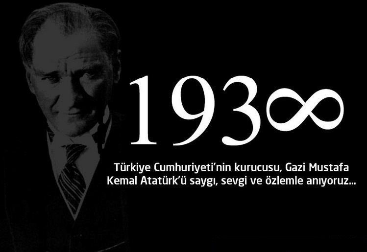 Cumhuriyetimizin Kurucusu Gazi Mustafa Kemal ATATÜRK'ü Vefatının 85. Yılında Saygı ve Özlemle Anıyoruz